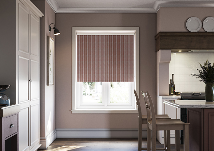Form Striped, Evening Rose - Twist&Fit Roller Blind - Image 3